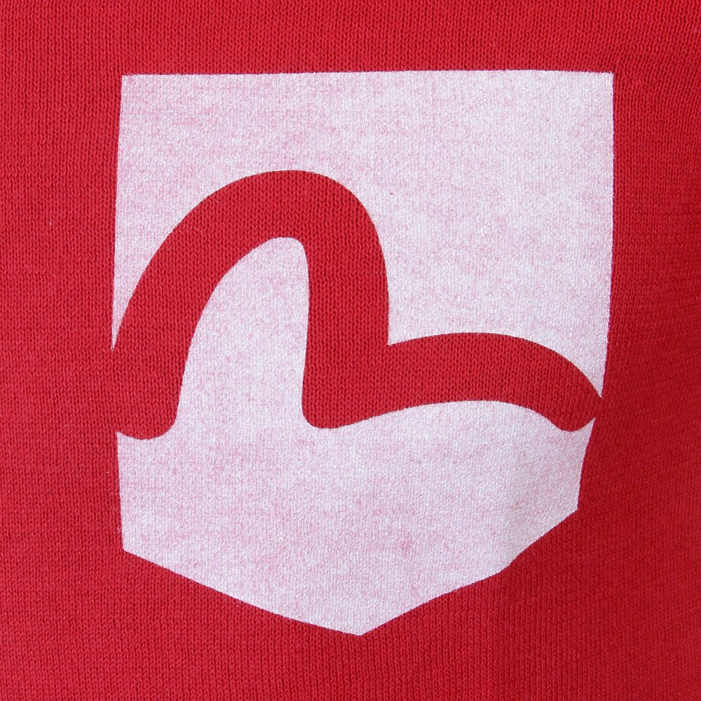 Red Logo Pocket printed T shirt for Men