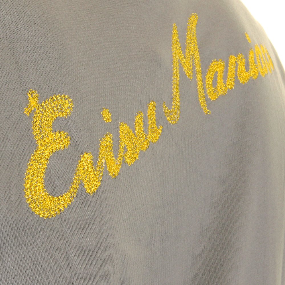 Rare panelled maniac t shirt in Grey