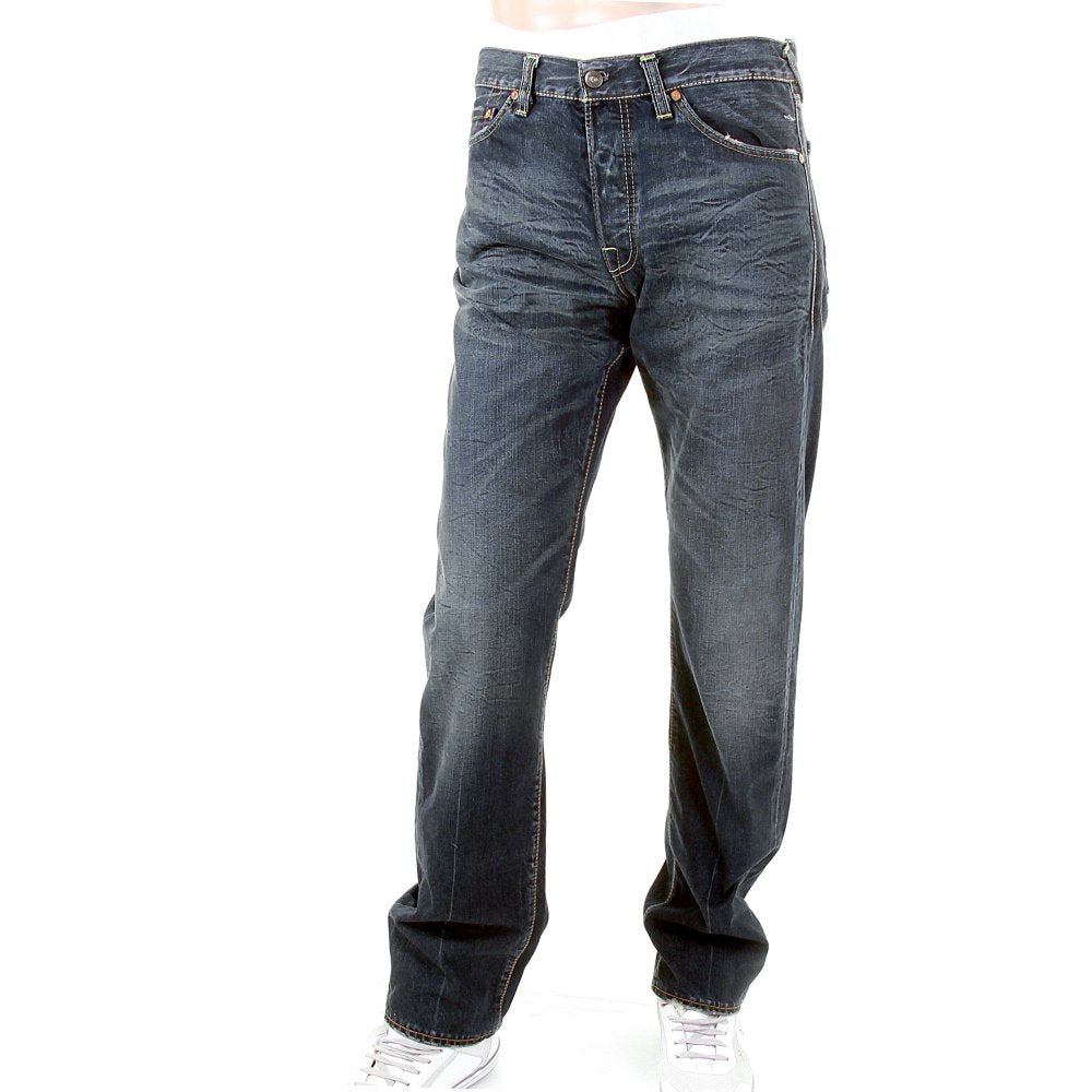 EU European edition Dark Denim jeans