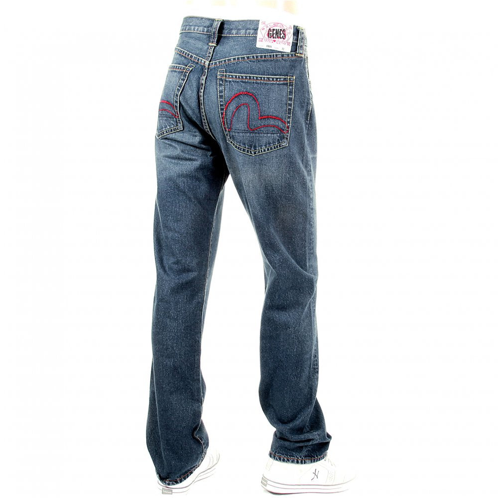 Outline logo Vintage cut jeans
