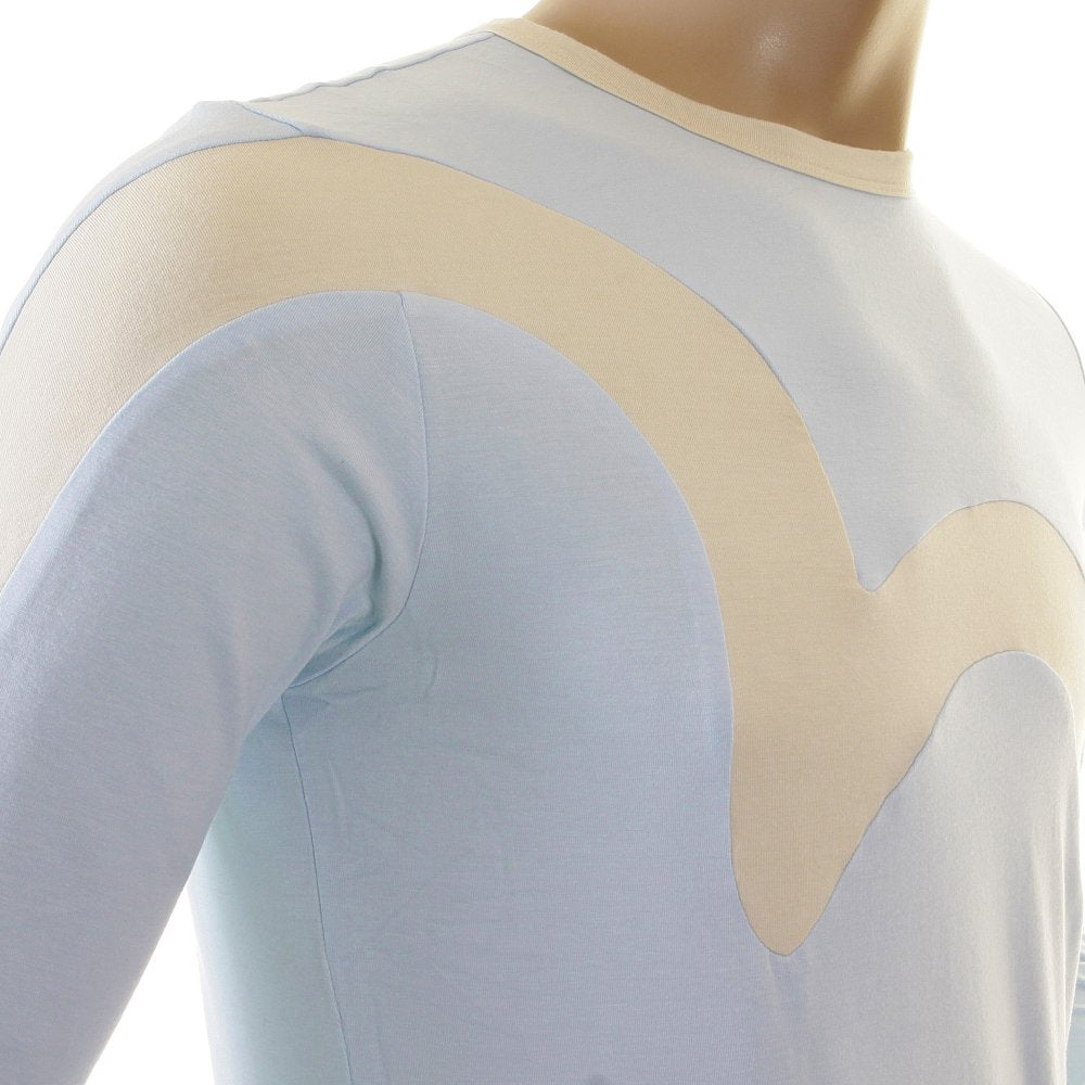 Rare and Original Sky Blue  Long Sleeve T Shirt