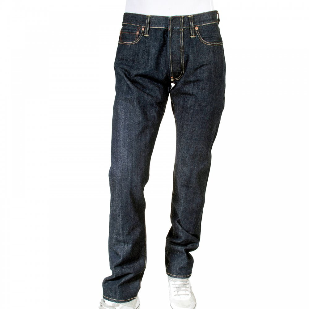 Red line slim leg selvedge denim jeans
