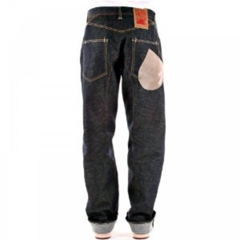 Non-Wash Dry Regular Fit Button Fly Denim Jeans