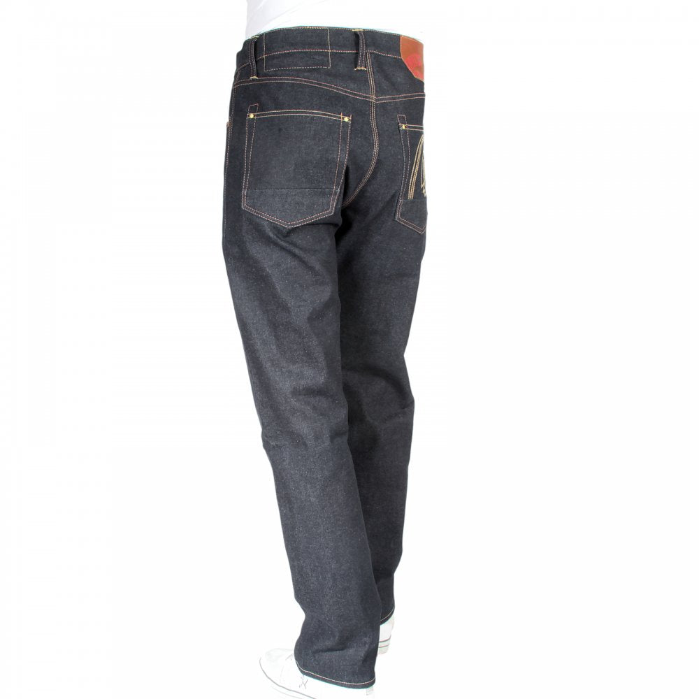 Big horn vintage dry denim jeans