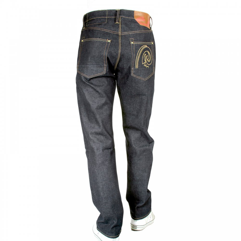 Big horn vintage dry denim jeans