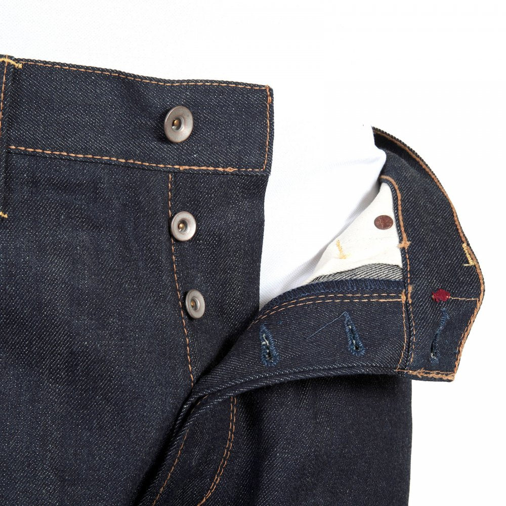 Little horn Japan weave dry denim jeans
