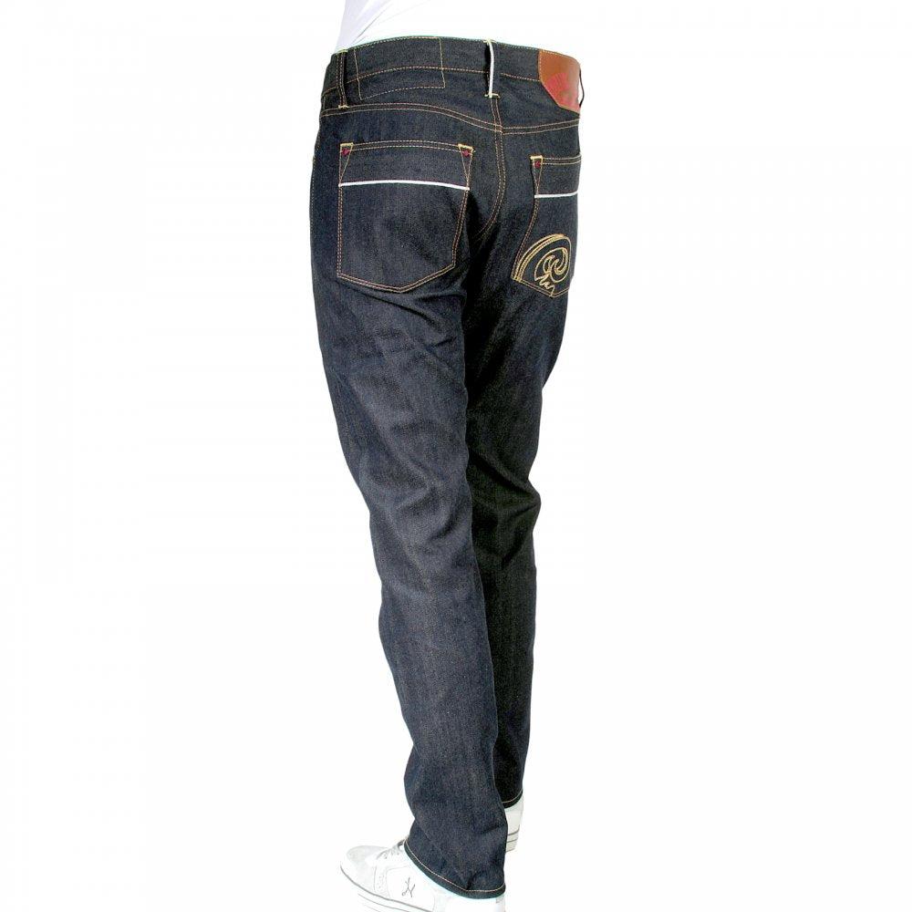 Little horn Japan weave dry denim jeans