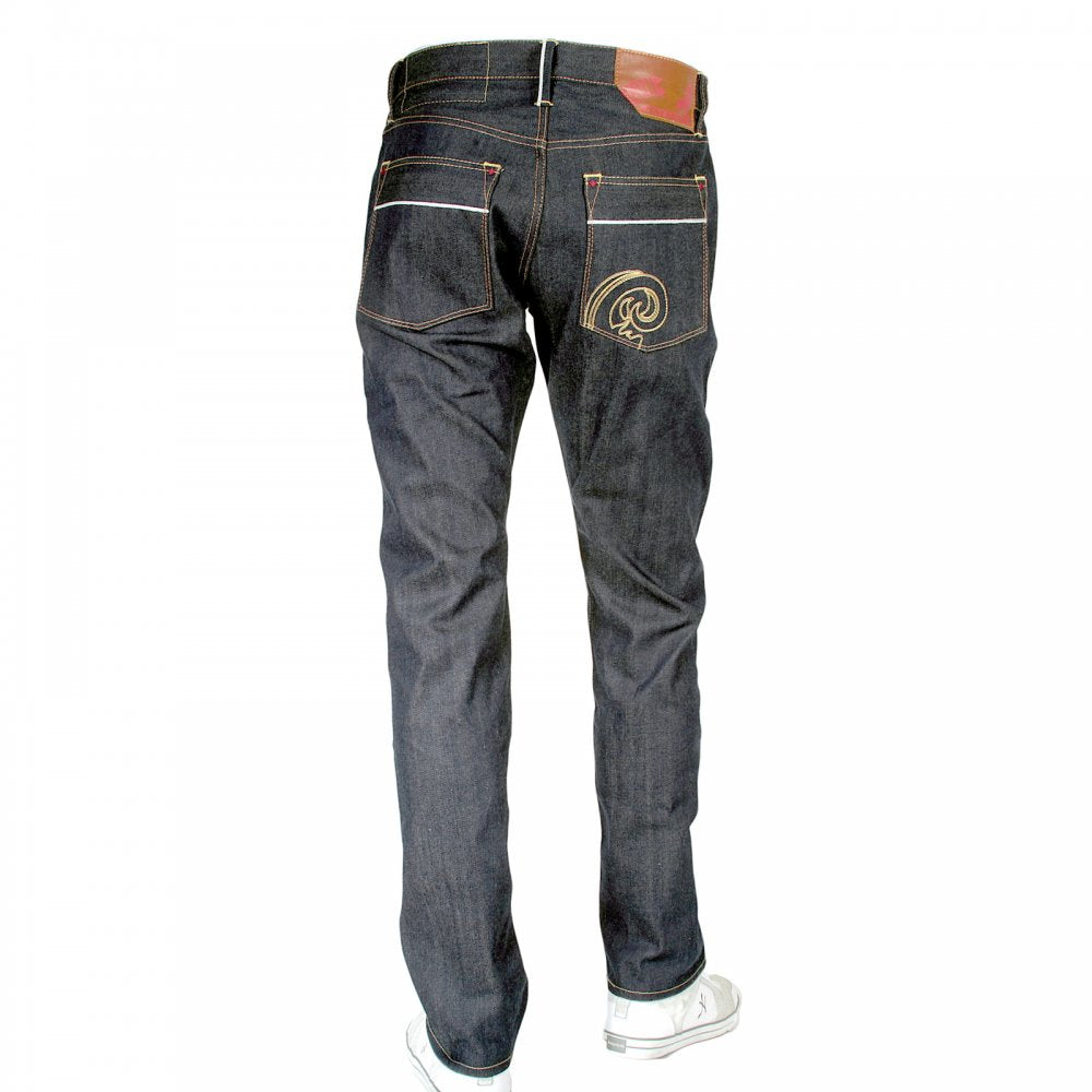 Little horn Japan weave dry denim jeans