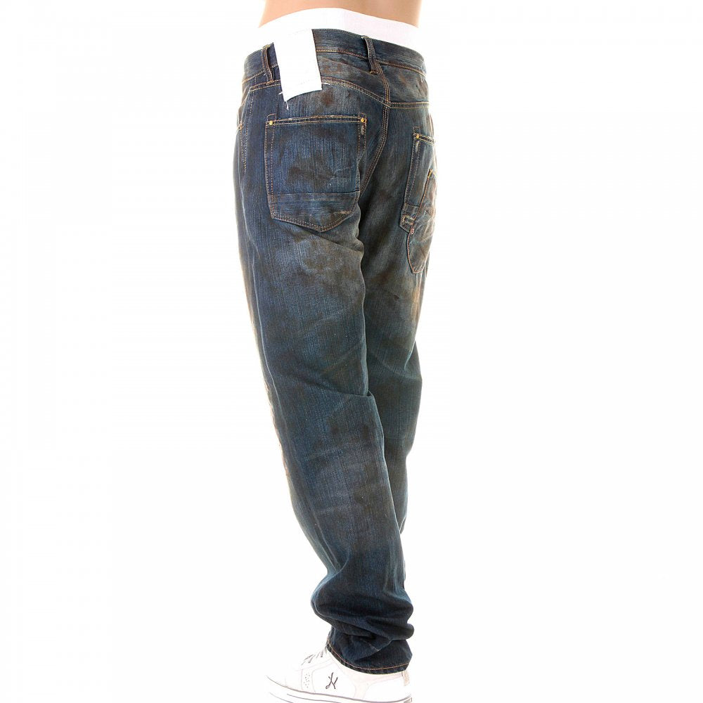 Mekkanik vintage wash denim jeans