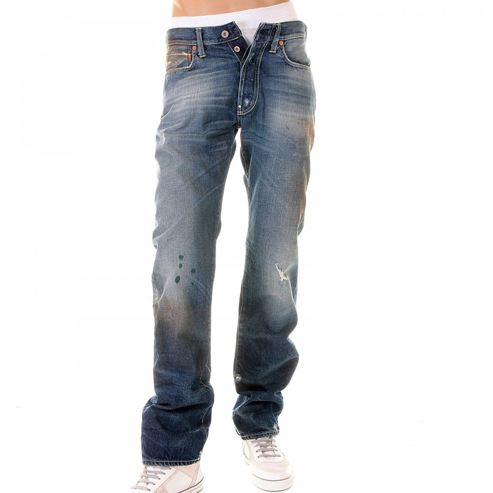 Verrt wash classic regular fit denim jeans