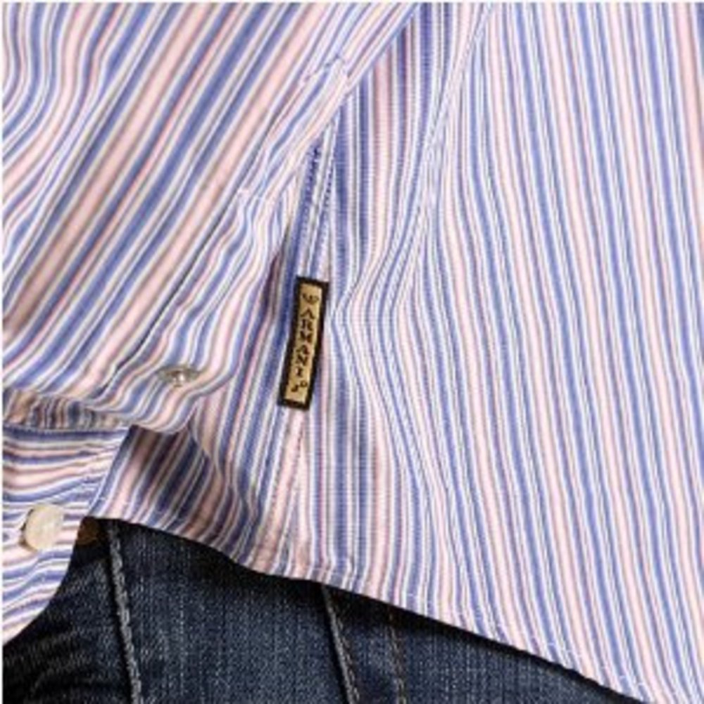 Multicolour Striped Long Sleeve Regular Fit Shirt