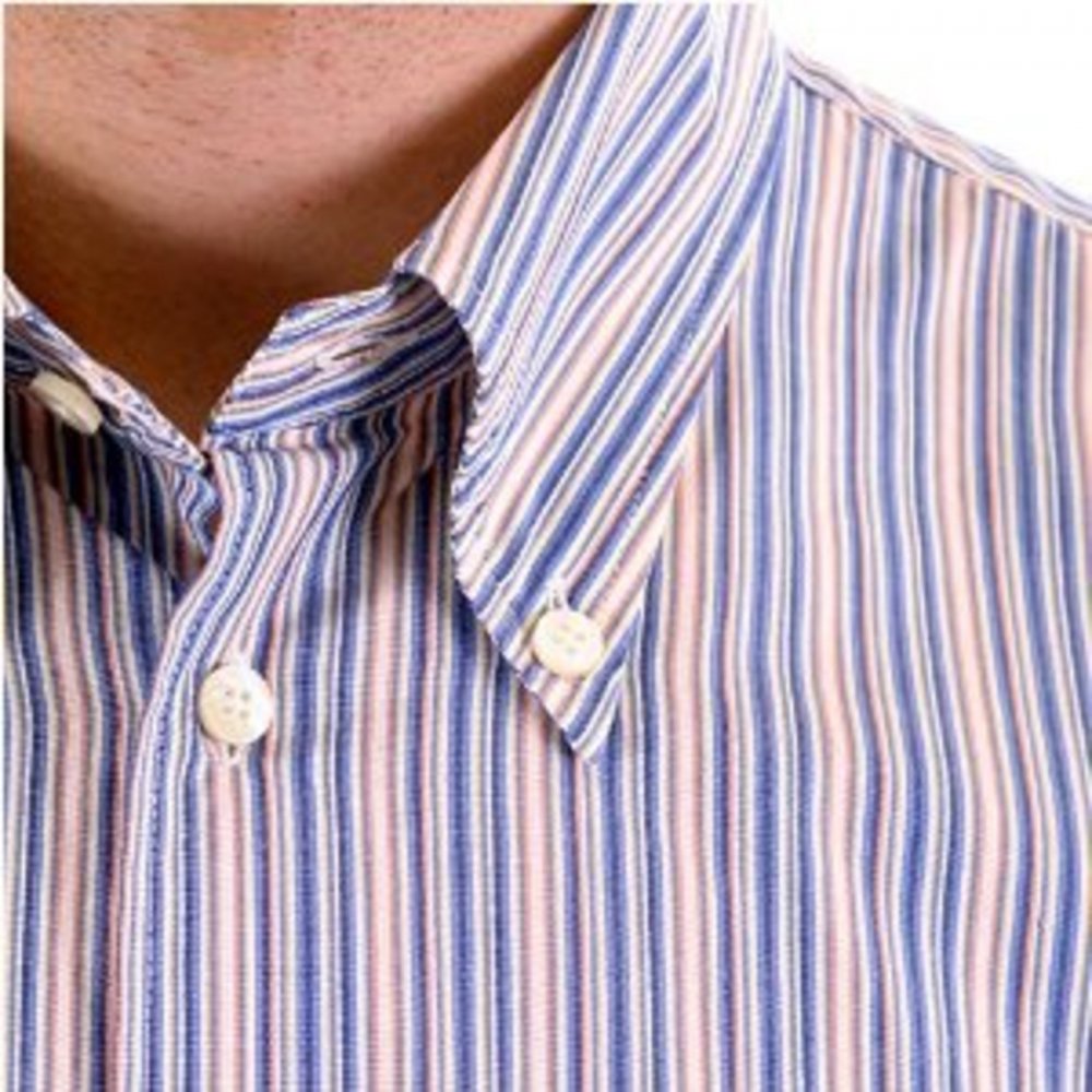 Multicolour Striped Long Sleeve Regular Fit Shirt
