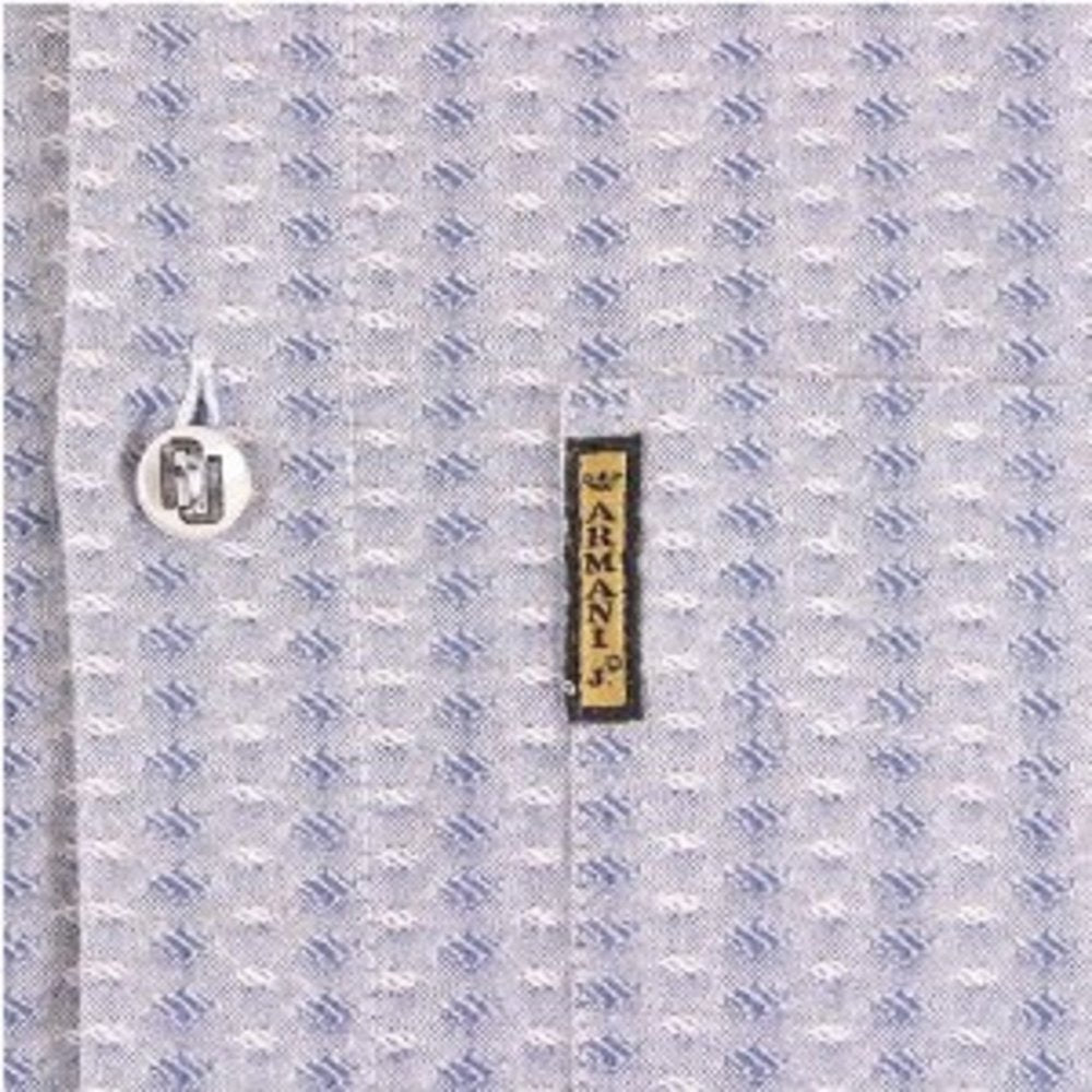 Woven Blue Grey Regular Fit Long Sleeve Shirt