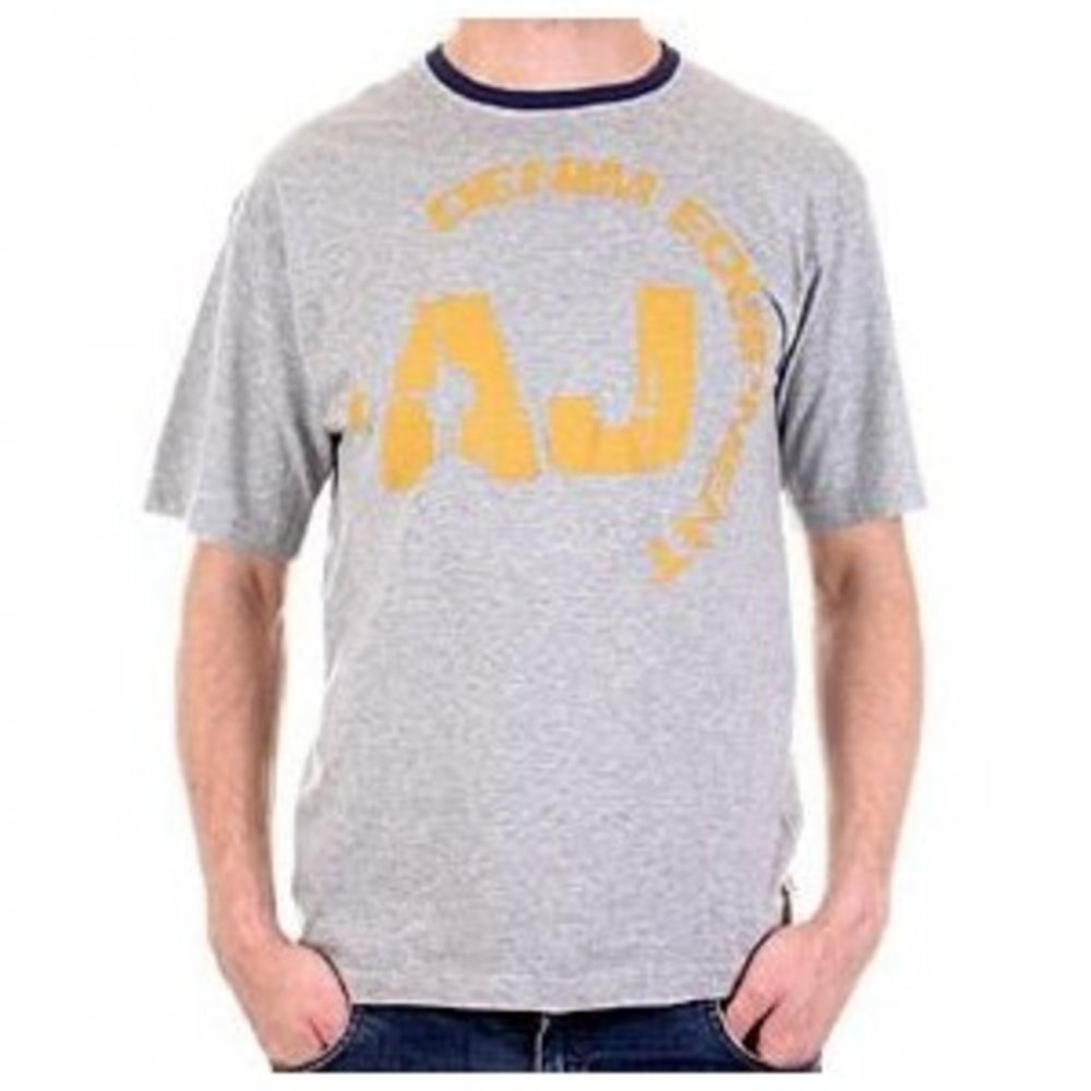 Marl Grey Regular Fit Ribbed Crew Neck Short Sleeve T-Shirt