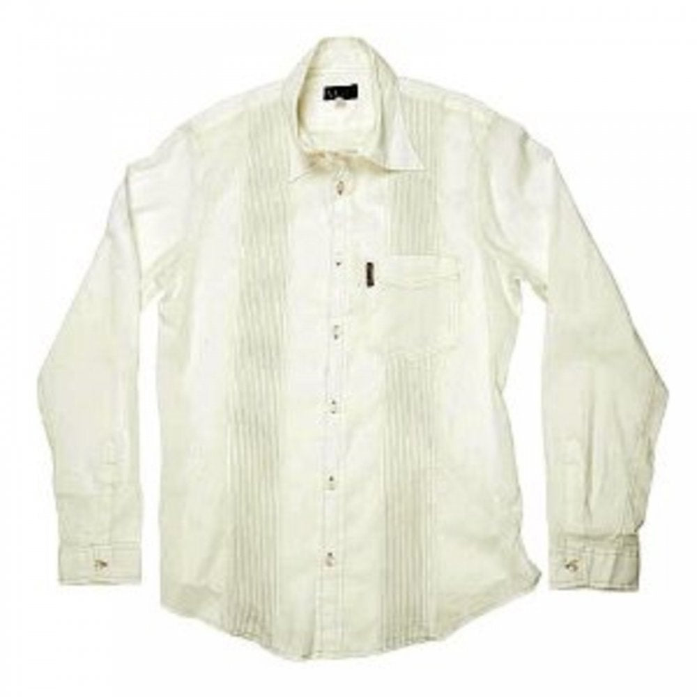 Off White Regular Fit Long Sleeve Shirt