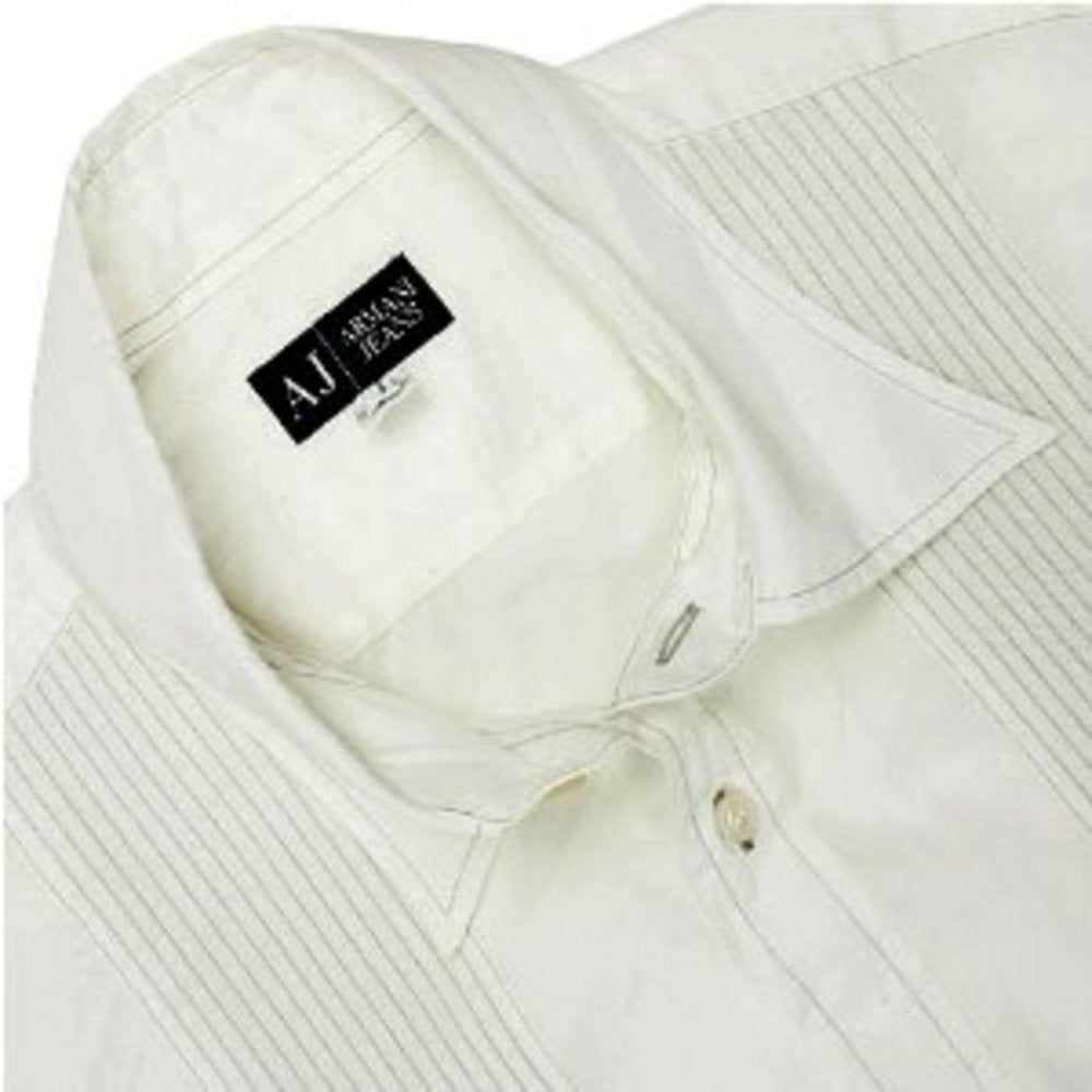 Off White Regular Fit Long Sleeve Shirt
