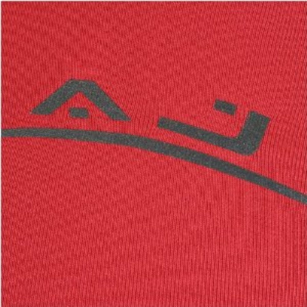 Red crew neck slim fit short sleeve t-shirt