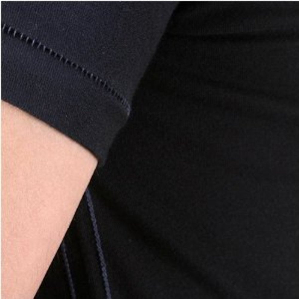 Black Crew Neck Short Sleeve Slim Fit T-Shirt