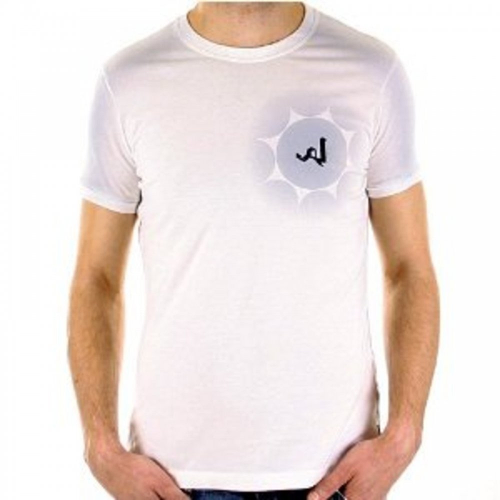 Shop for White Crew Neck Short Sleeve Slim Fit T-Shirt
