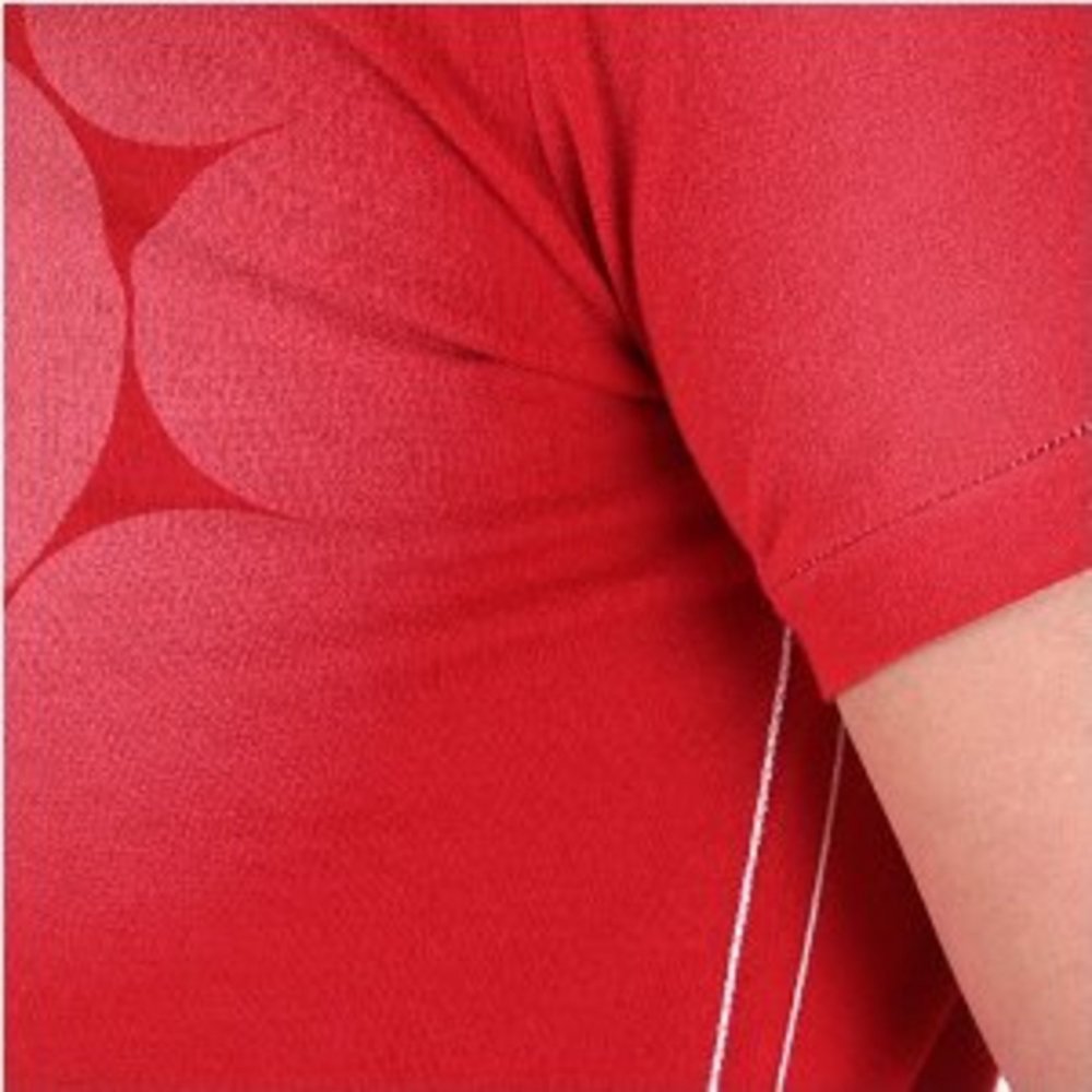 Red Crew Neck Short Sleeve Slim Fit T-Shirt