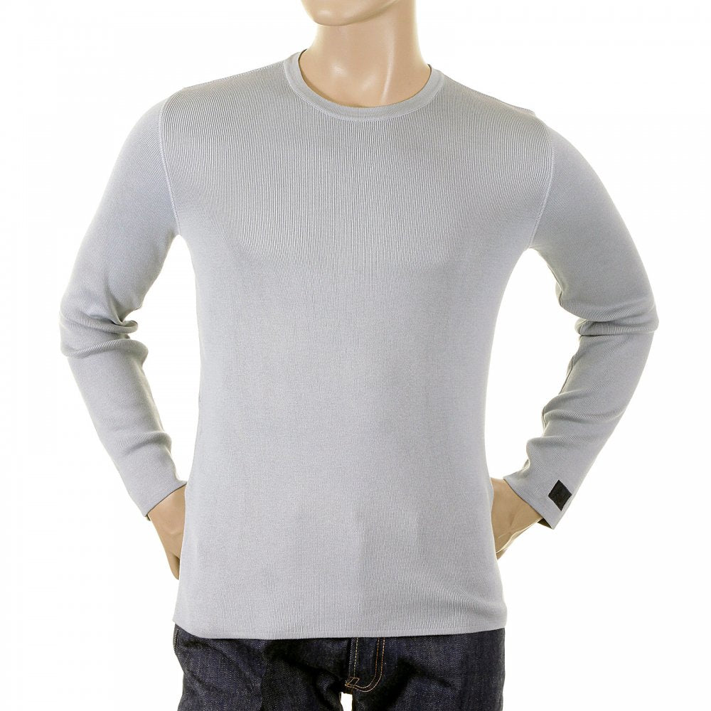 Grey Long Sleeve Slim Fitting Knitwear Jumper