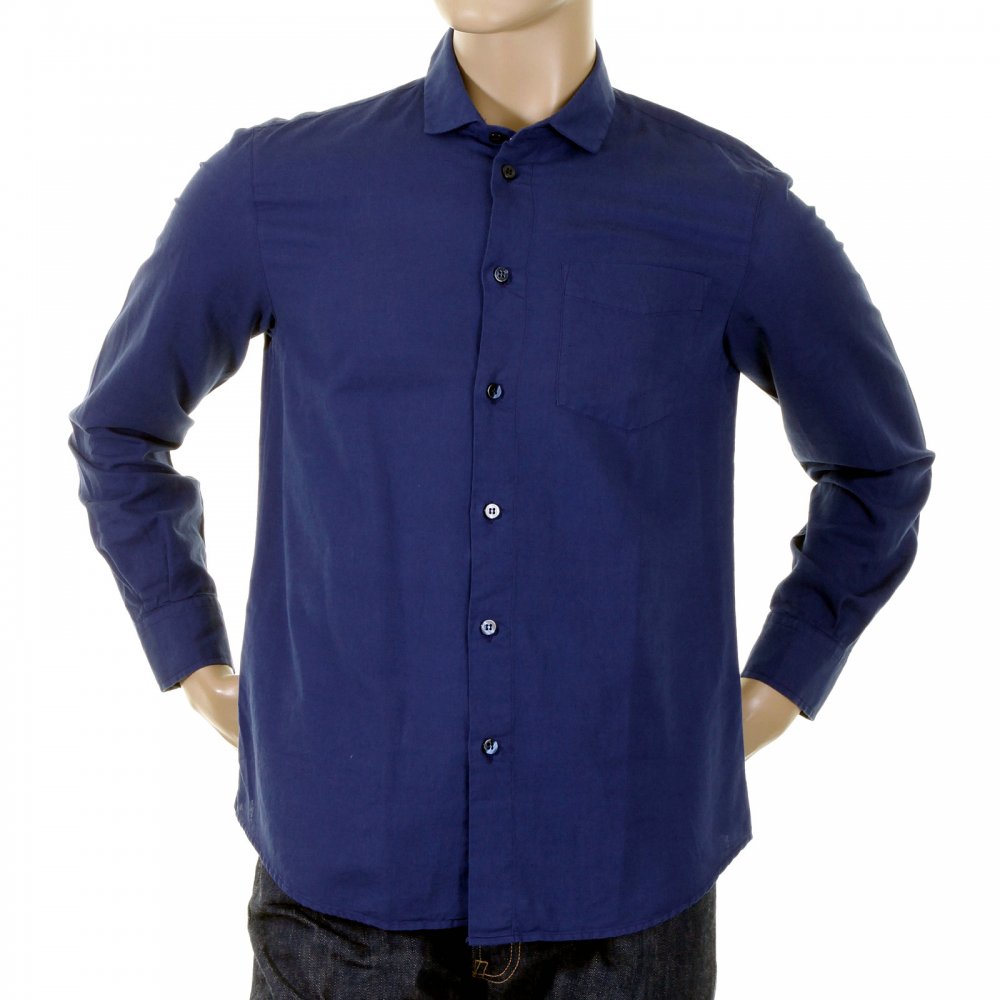 Dark blue long sleeve shirt