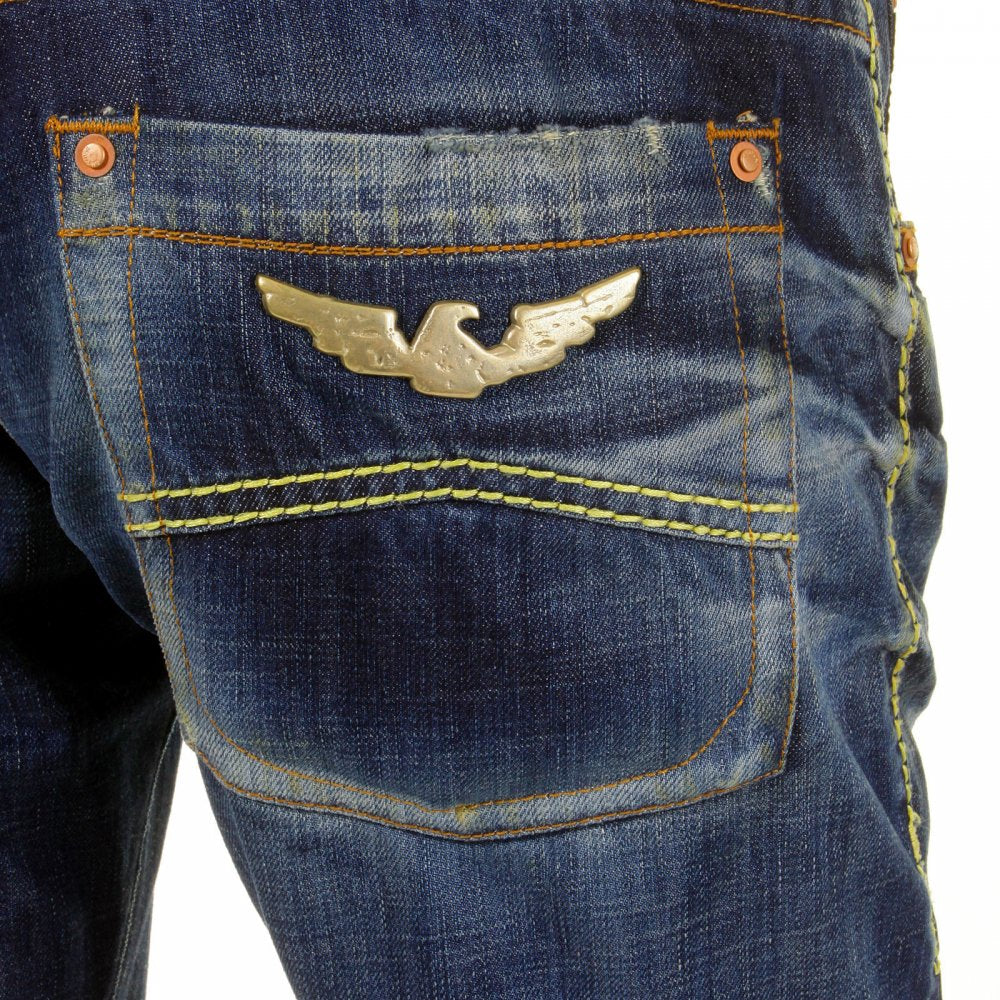 Limited Edition Vintage Finish Slim Fit Armani Jeans Niro Fashion