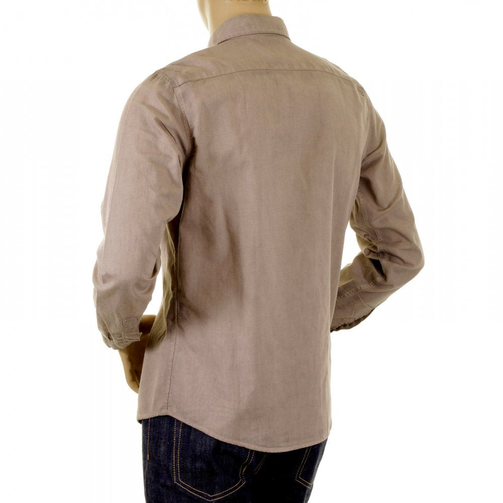 Dark Putty long sleeve shirt