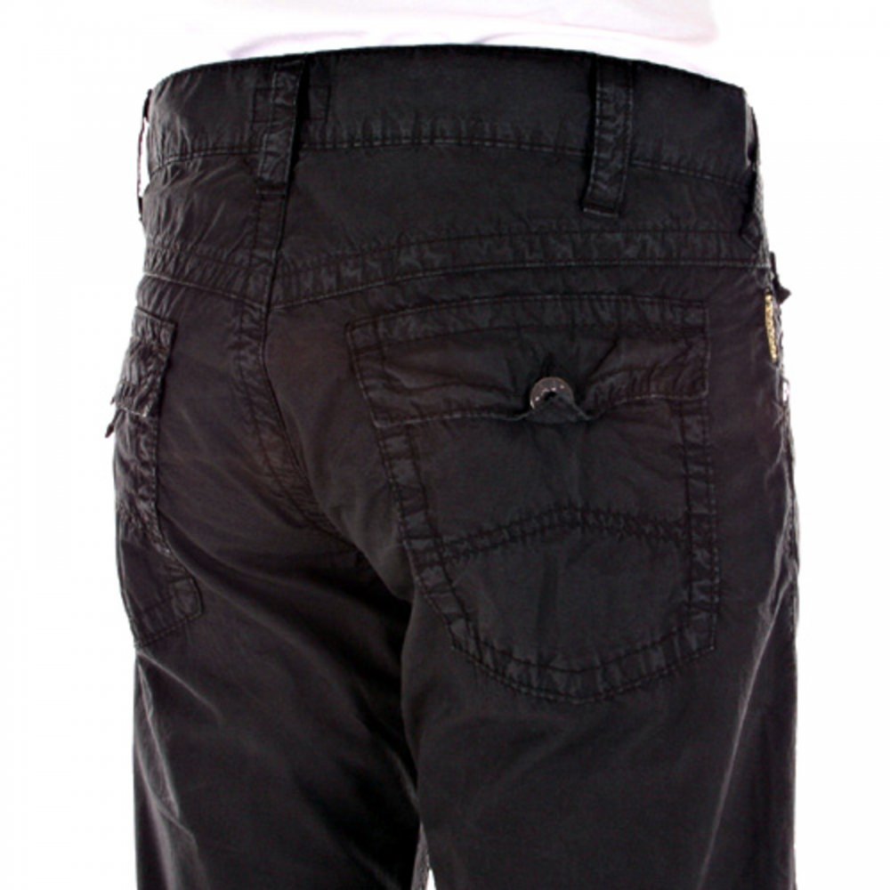 Black Low Waist Relaxed Fit Bootleg Denim Jeans