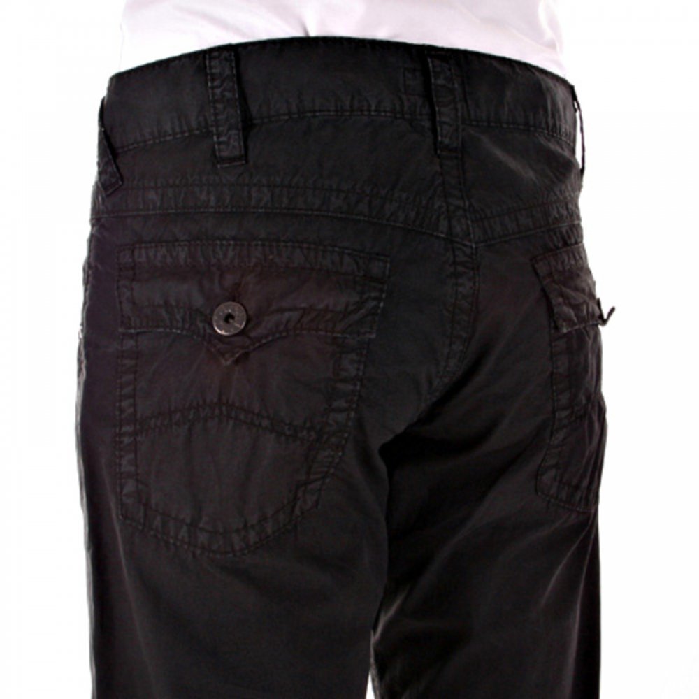 Black Low Waist Relaxed Fit Bootleg Denim Jeans