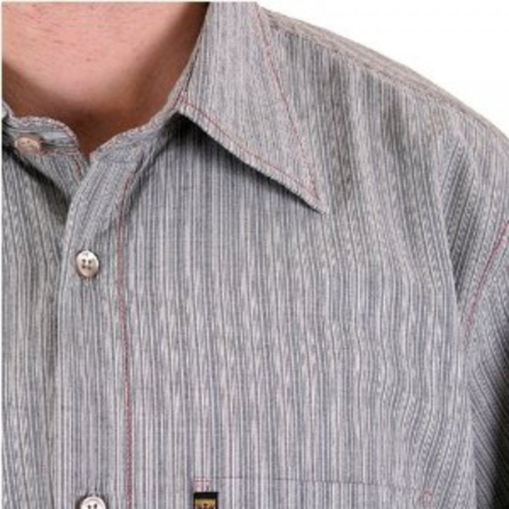 Long Sleeve Striped Grey Shirt