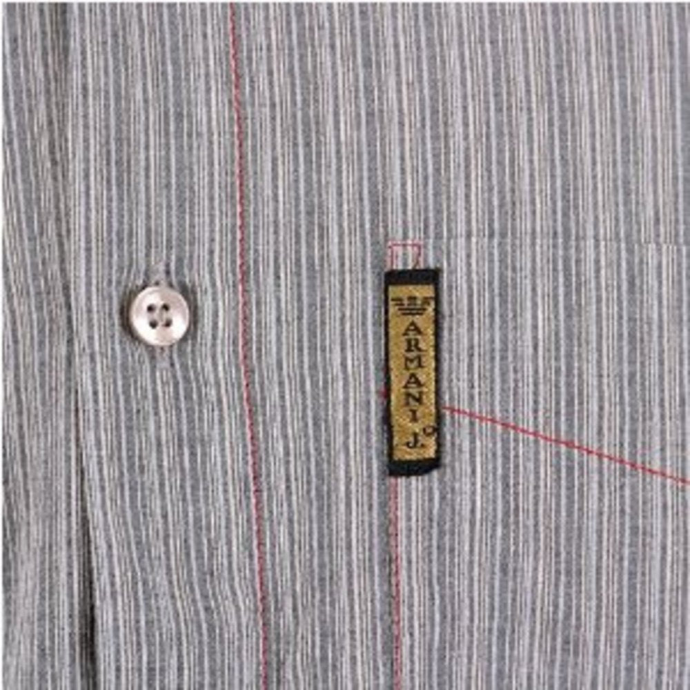 Long Sleeve Striped Grey Shirt