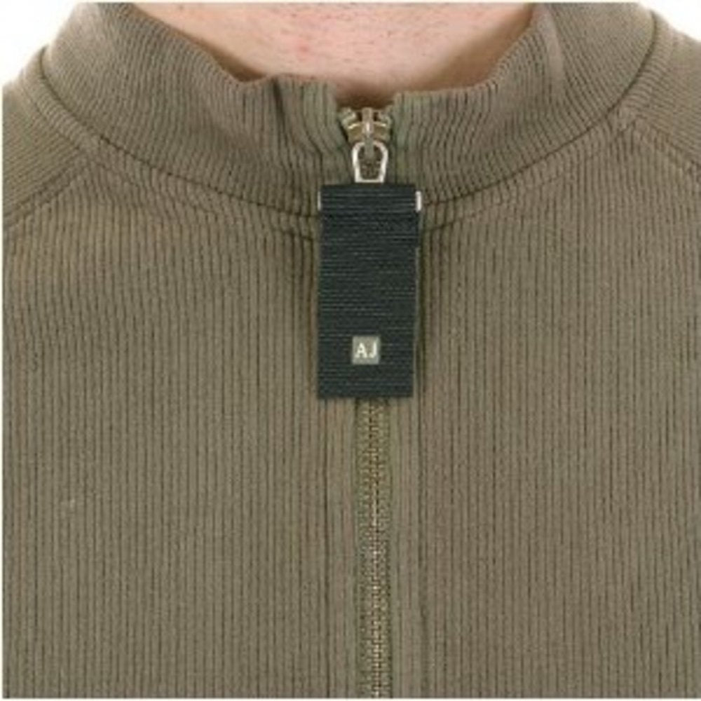 Long Sleeve printed slim fit zipped sweatshirt