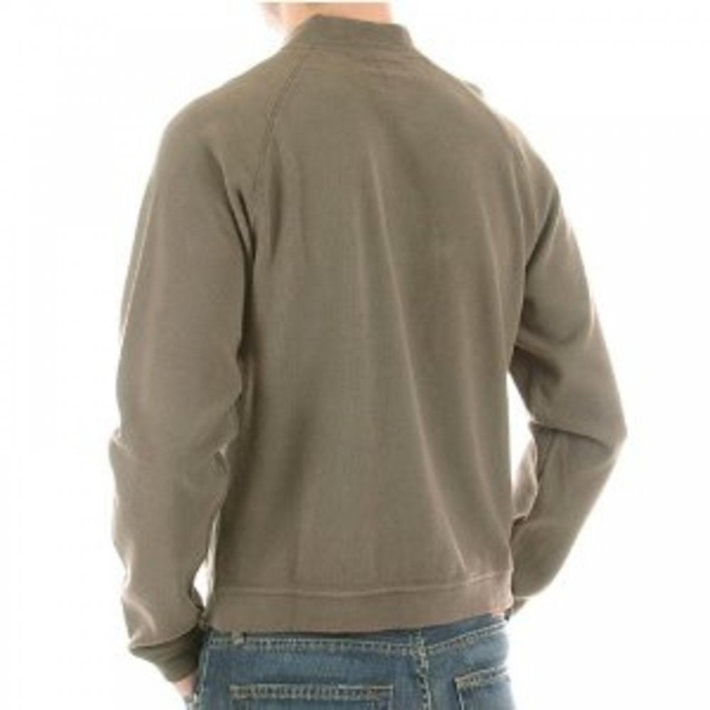 Long Sleeve printed slim fit zipped sweatshirt