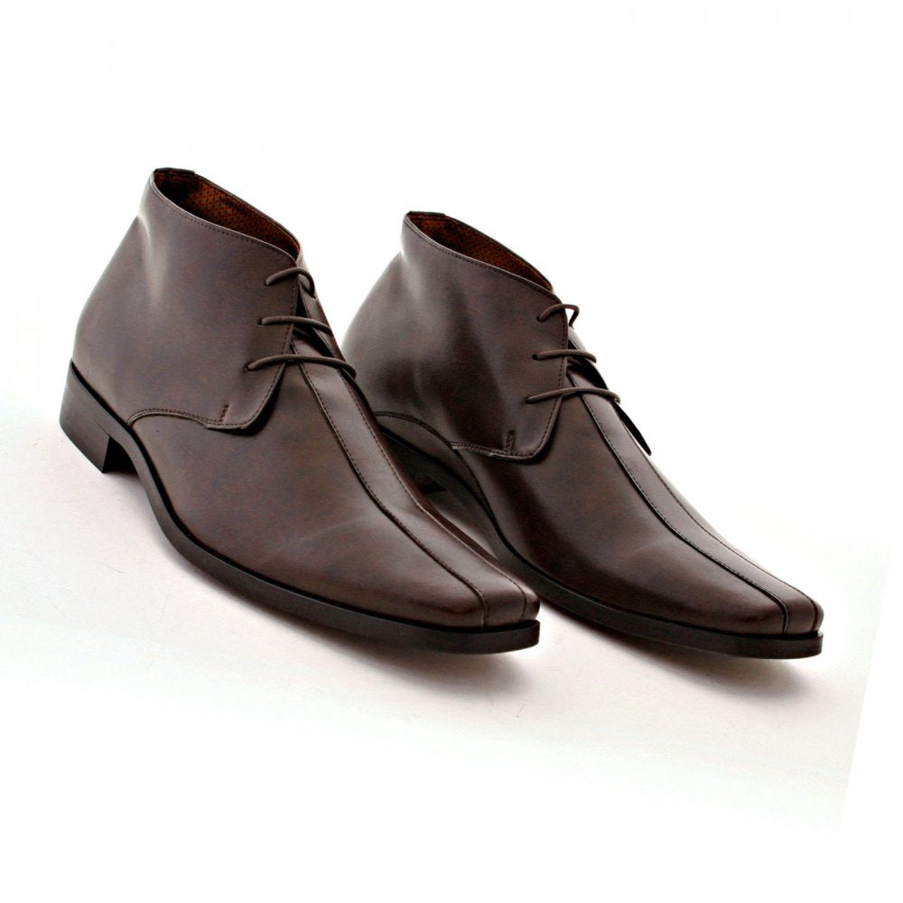 Vegan Brown Lace up Ankle Boots