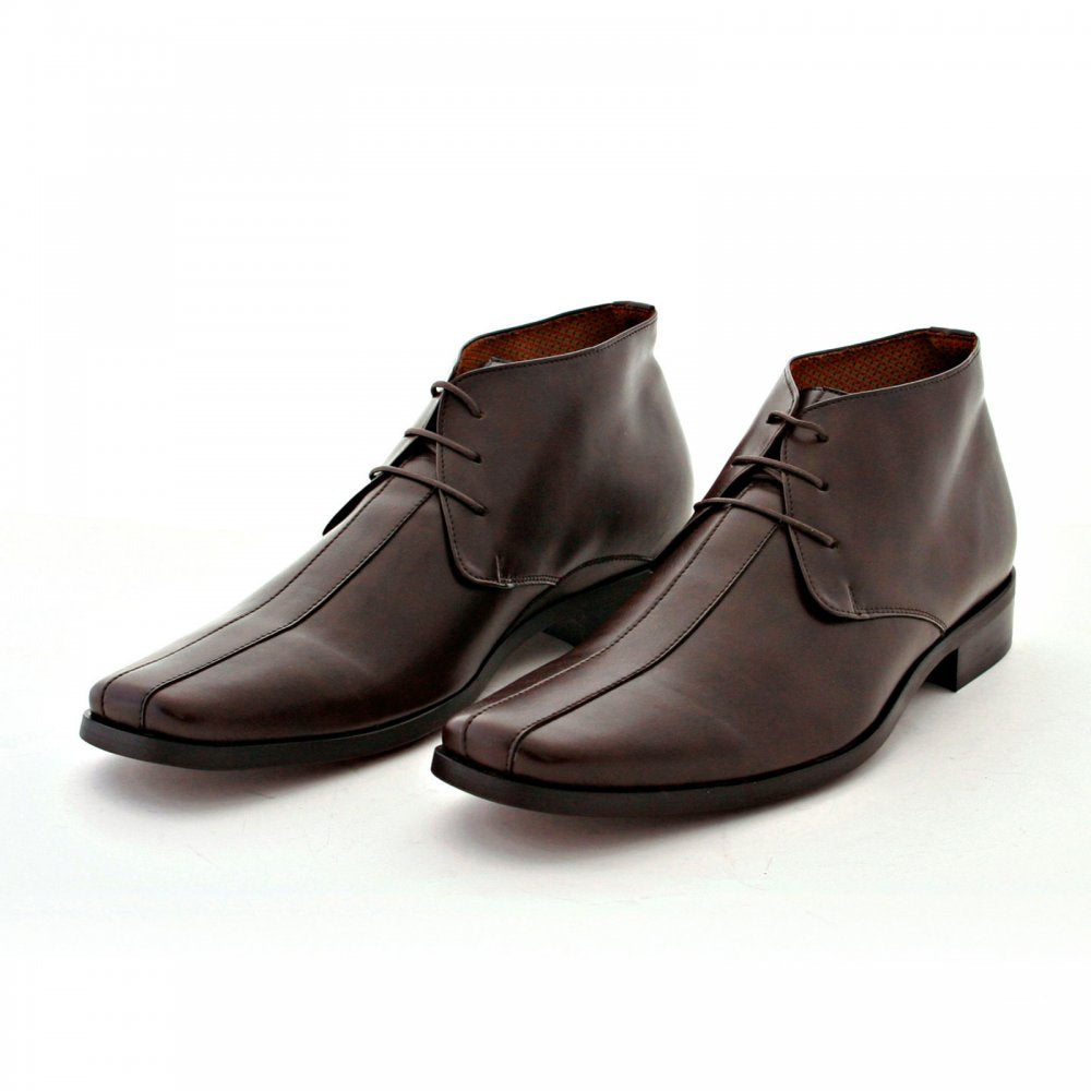 Vegan Brown Lace up Ankle Boots