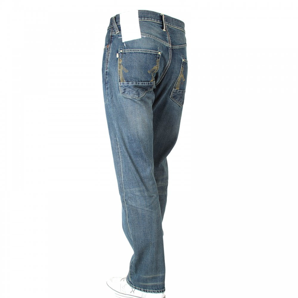 Red line hiro wash selvedge denim jean