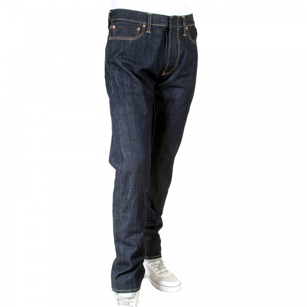 Red line slim leg selvedge denim jeans