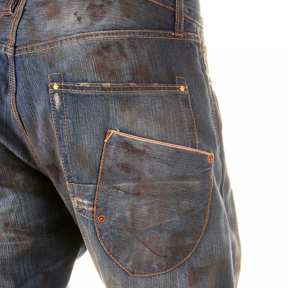 Mekkanik vintage wash denim jeans