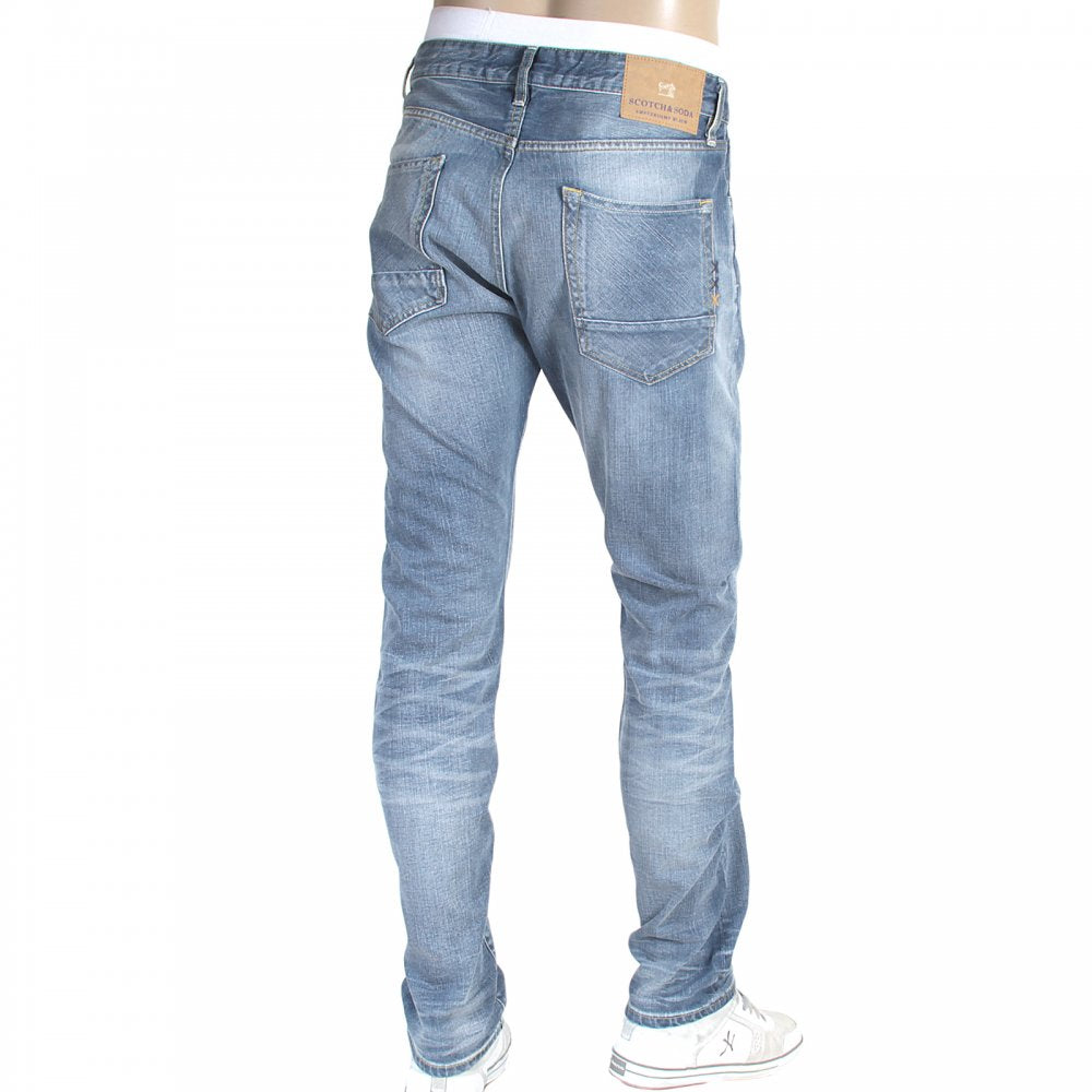 Ralston Stonewash Blue Slim Fit Denim Jeans