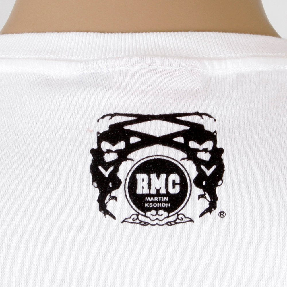 White crew neck short sleeve regular fit t-shirt