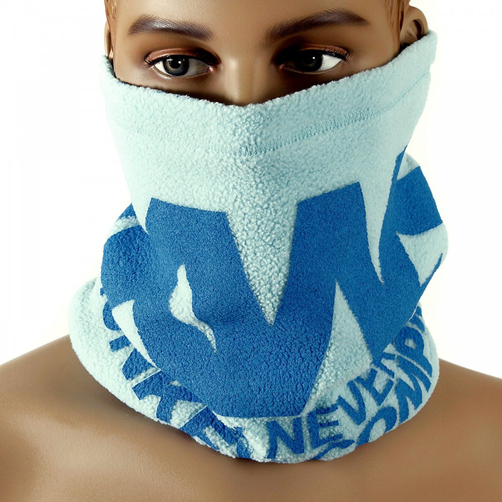 Reversible Head Warmer - Sky Blue Neck Warmer Snood