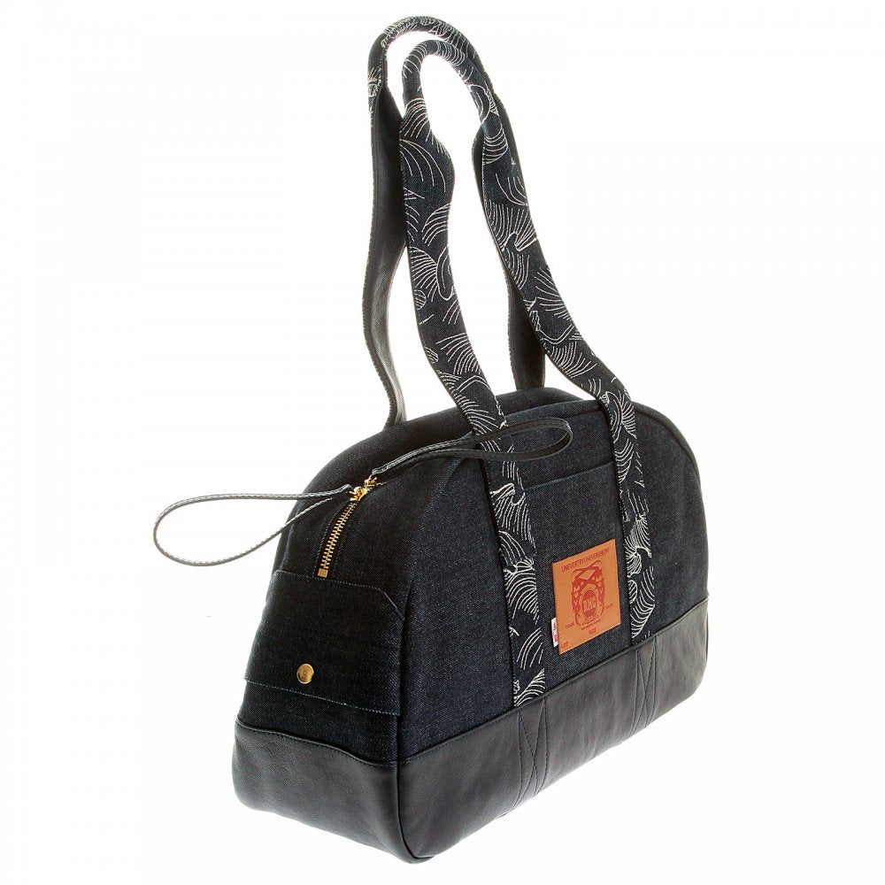Shop for Mens/Unisex Denim with Leather Hand Held Bag