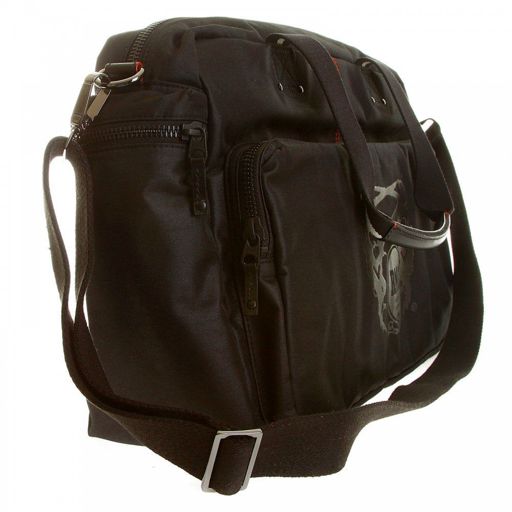Black Nylon Hand Held Despatch Bag