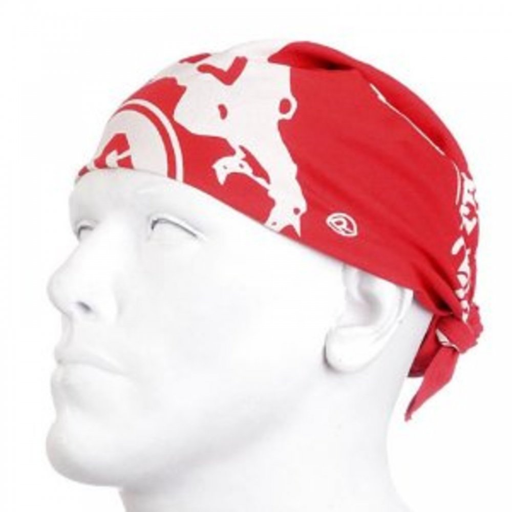 100% Cotton mens red bandana printed