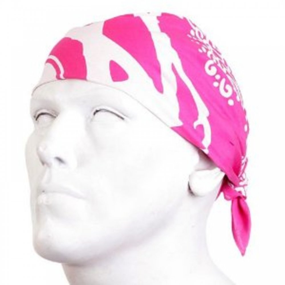 100% Cotton Mens Fuchsia Printed Bandana