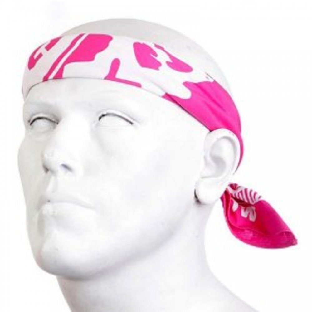 100% Cotton Mens Fuchsia Printed Bandana