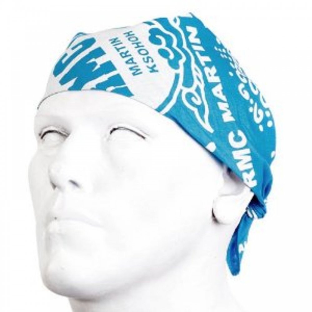 100% Cotton Mens printed sky blue bandana