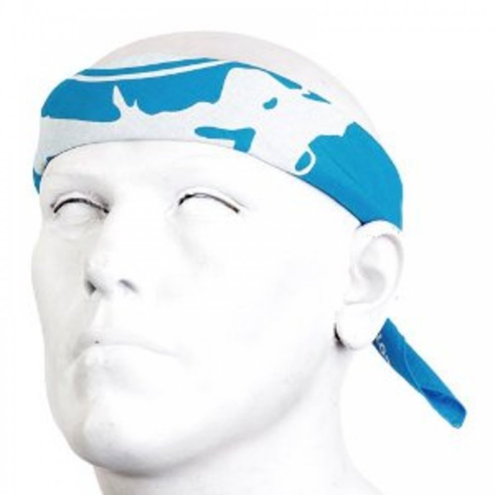 100% Cotton Mens printed sky blue bandana