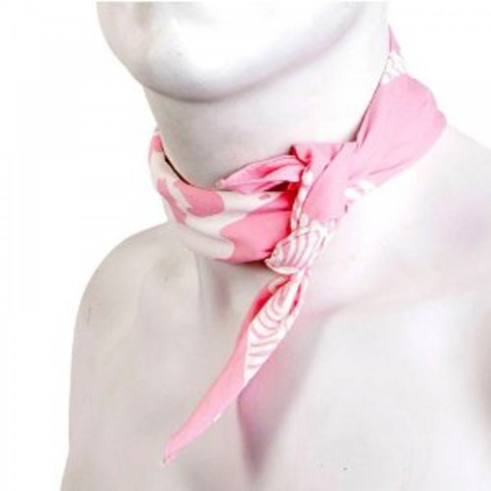 100% cotton mens printed pink bandana